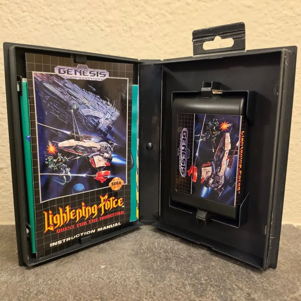 Game - Lightening Force: Quest For The Darkstar (CIB) - Genesis - Sega